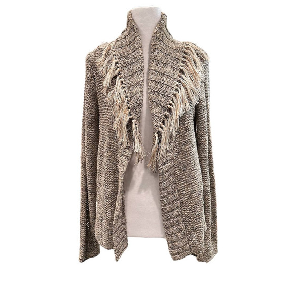 Chico's Women's Tan Brown Cardigan Sweater sz S - Picture 1 of 5